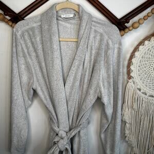 Natori Light Gray Cozy Robe